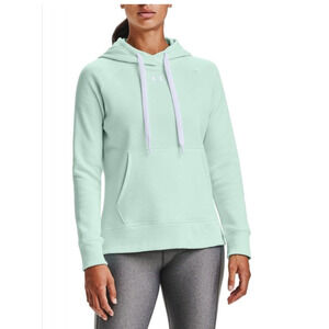 Under Armour Womens Hoodie Large Mint Green Loose Fit Pullover Athleisure Gym